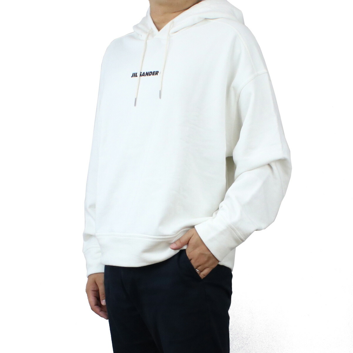 ジル サンダー JIL SANDER メンズ-パーカー ブランドJ47GU0002 J45050 102ホワイト系 apparel-01