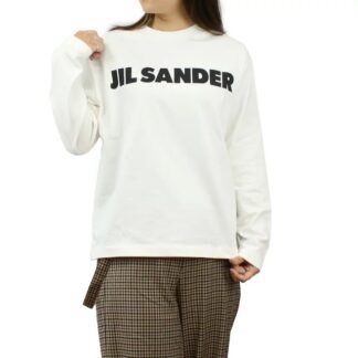 JIL SANDER　ジル サンダー  レディース－ロングＴシャツ　ブランドJ02GC0107　J45148　102ホワイト系　apparel-01　ts-01
