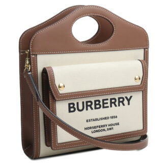 バーバリー BURBERRY  トートバッグ ブランド ショルダー 2way8039361　A1395NATURAL-MALT BROWN ホワイト系 ブラウン系 bag-01