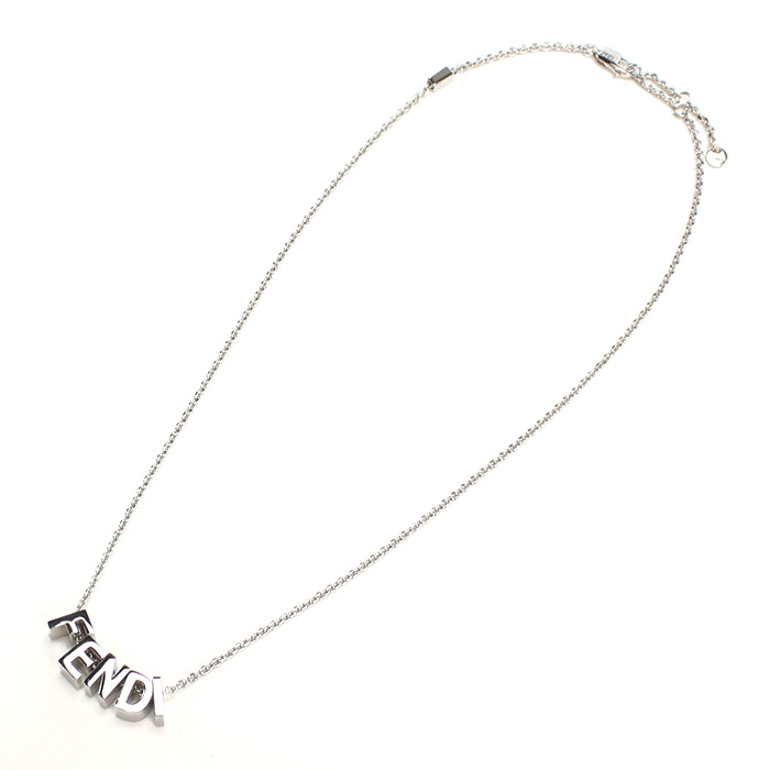 フェンディ FENDI ロゴ ネックレス ブランド7AJ835 B08 F0TH0シルバー accessory-01 - 画像 (2)
