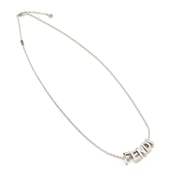 フェンディ FENDI ロゴ ネックレス ブランド7AJ835 B08 F0TH0シルバー accessory-01 - 画像 (3)