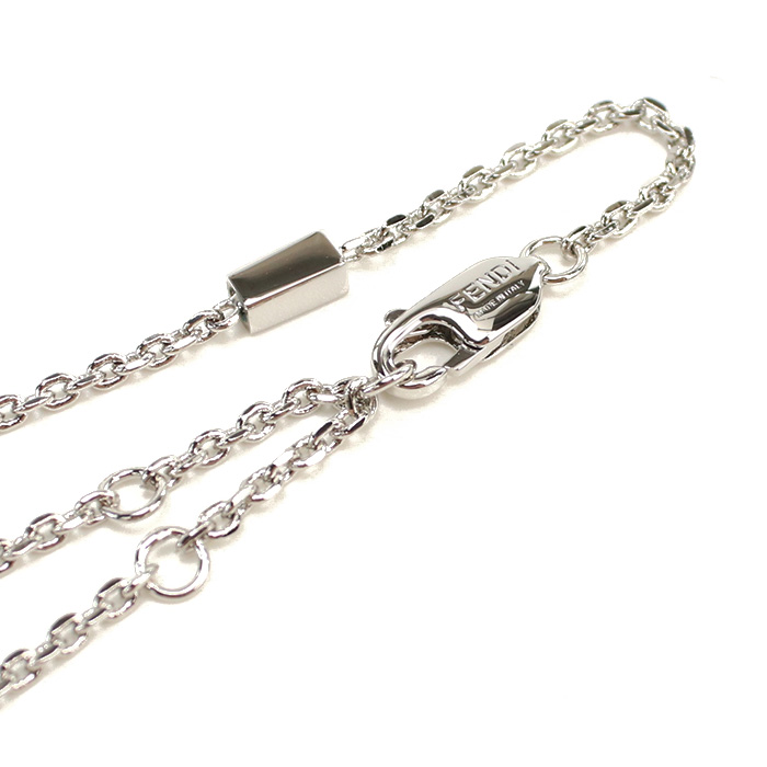 フェンディ FENDI ロゴ ネックレス ブランド7AJ835 B08 F0TH0シルバー accessory-01 - 画像 (5)