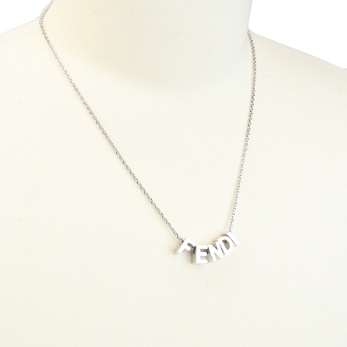 フェンディ FENDI ロゴ ネックレス ブランド7AJ835 B08 F0TH0シルバー accessory-01 - 画像 (6)