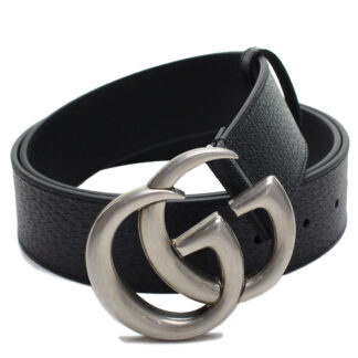 グッチ GUCCI GGマーモント バックル メンズベルト406831 DJ20N 1000ブラック