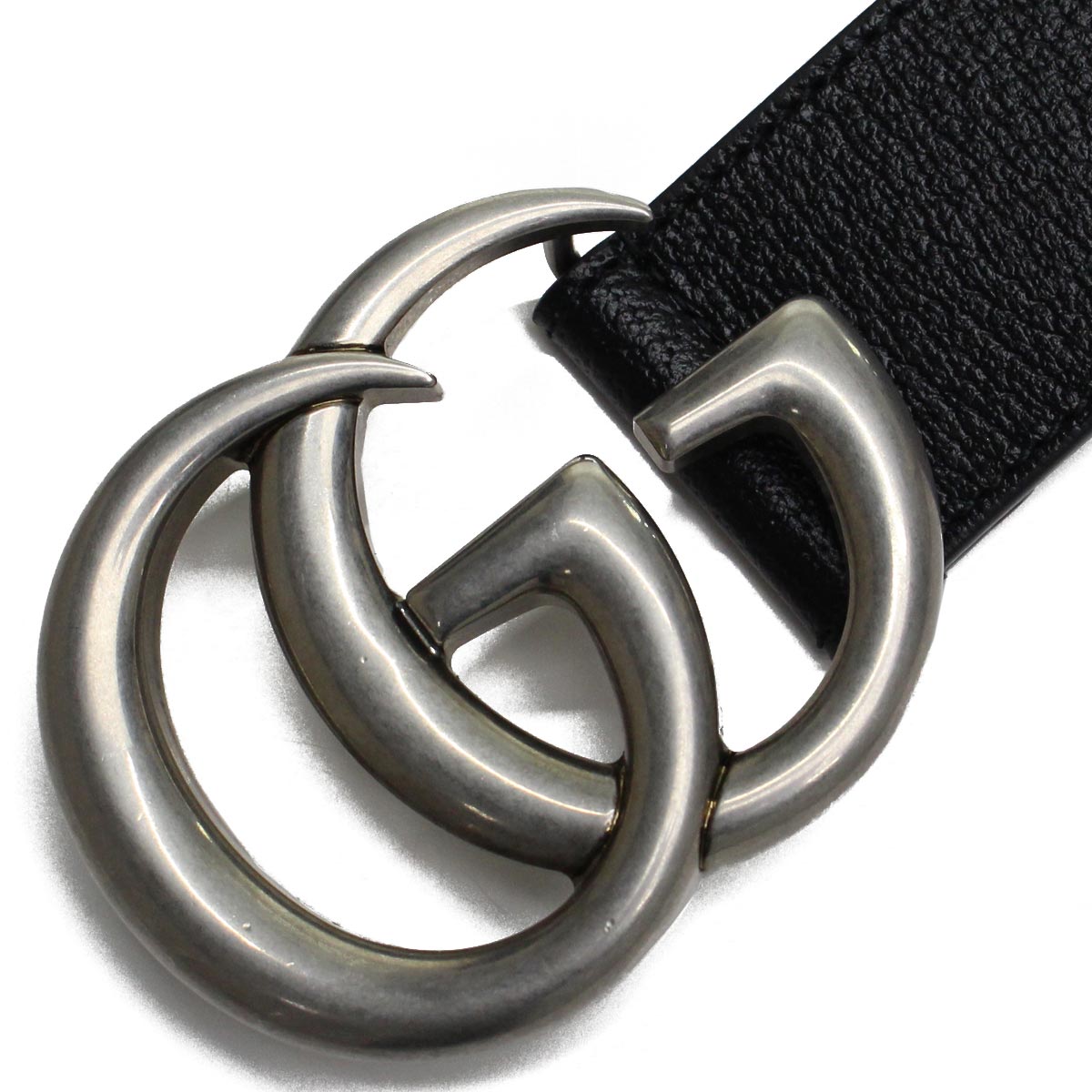 グッチ GUCCI GGマーモント バックル メンズベルト406831 DJ20N 1000ブラック - 画像 (6)