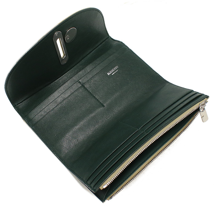 バーバリー BURBERRY 三つ折り長財布 小銭入付き ブランド チェック8081786 A374FLAX ベージュ系 wallet-01 - 画像 (8)