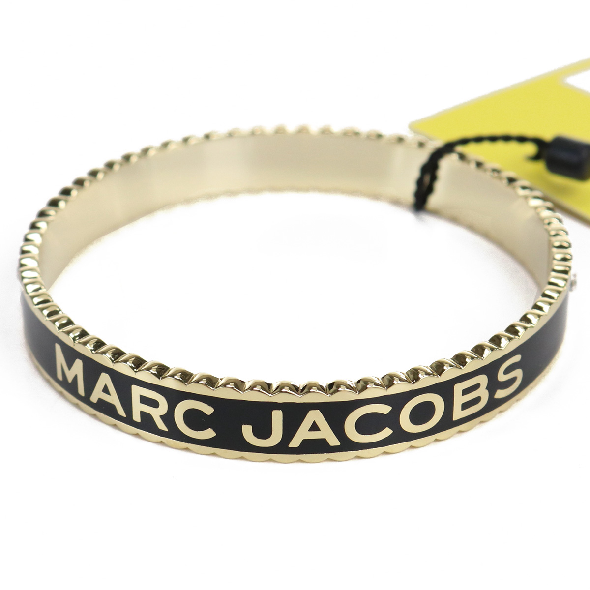マークジェイコブス MARC JACOBS THE MEDALLION LG BANGLE バングルJ105MT7PF22 001BLACK-GOLD ブラック accessory-01 - 画像 (3)