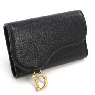 ディオール Christian Dior 4連キーケース ブランド Dロゴ S5695 CCEH M900ブラック gsw-6