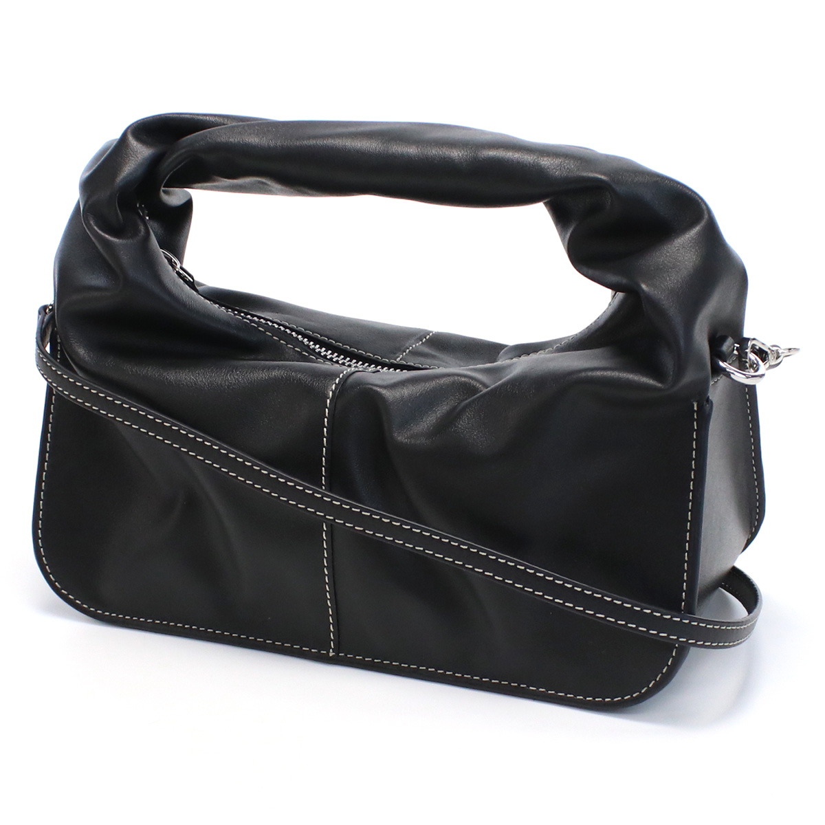 ユゼフィ YUZEFI ハンドバッグ ブランドYUZCO-HB-NWO 00BLACK ブラック bag-01 - 画像 (3)