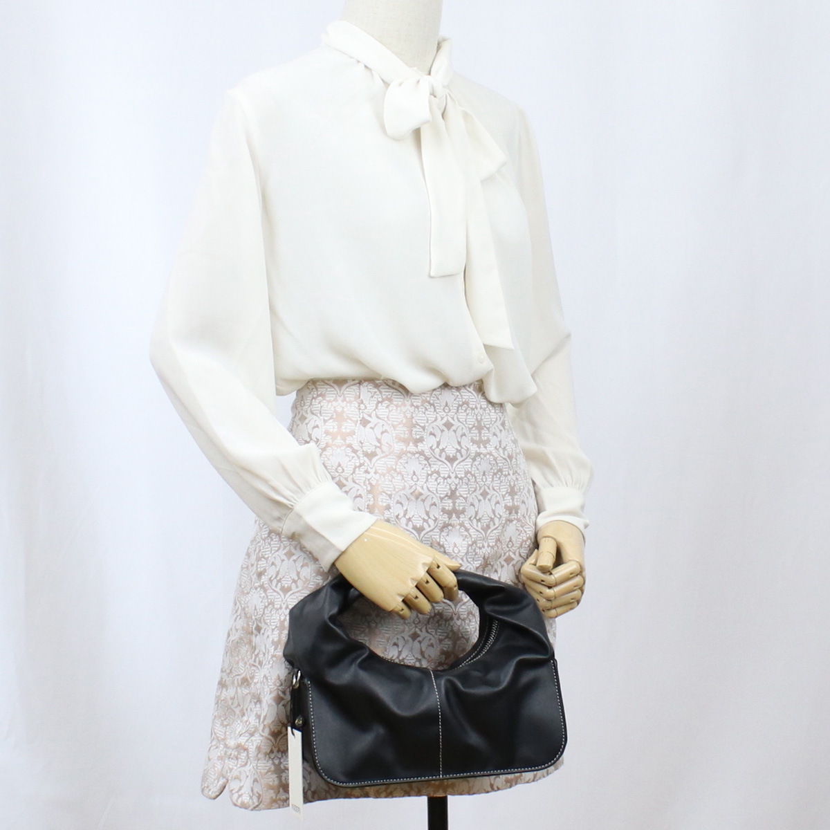 ユゼフィ YUZEFI ハンドバッグ ブランドYUZCO-HB-NWO 00BLACK ブラック bag-01 - 画像 (11)