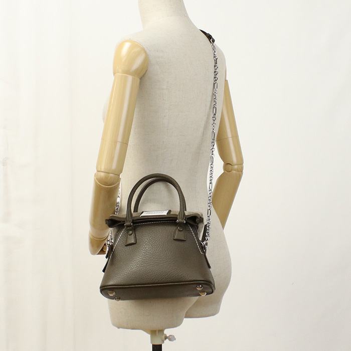 メゾンマルジェラ Maison Margiela ハンドバッグ ブランドS56WG0081 P4455 T2147ブラウン系 bag-01 - 画像 (13)