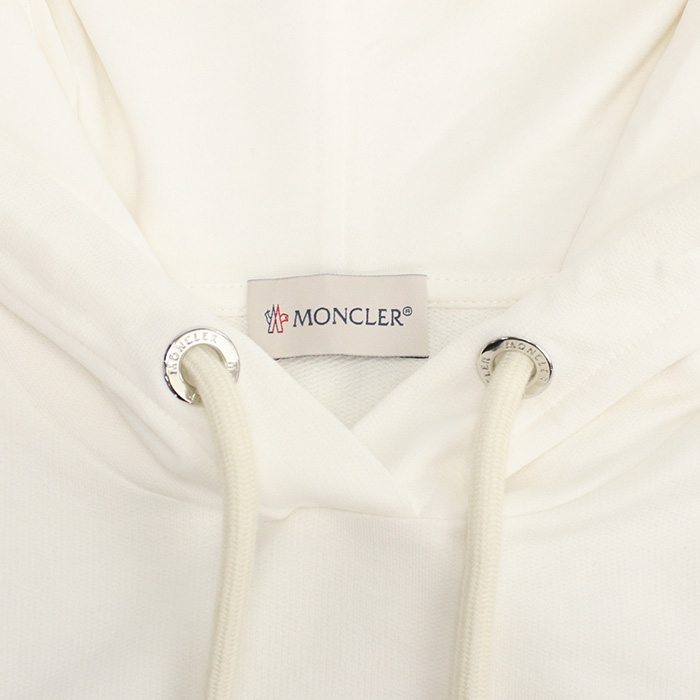モンクレール MONCLER レディース ロゴ フーディー パーカー 8G00016 HOODIE 89A1K 037ホワイト系 apparel-01 - 画像 (7)