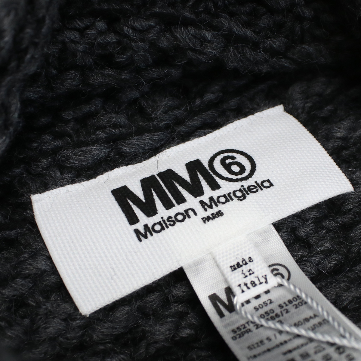 エムエムシックス MM6 レディース ニット帽 ブランド S52TC0050 S18051 860Mグレー系 cap-01 warm-01 - 画像 (7)