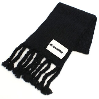 ジル サンダー JIL SANDER レディース マフラー ブランドJ40ZZ0142 J14731 001ブラック warm-01