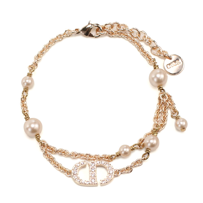 ディオール Christian Dior Petit CD ブレスレット B2242 WOMCY D12Pゴールド系 accessory-01 - 画像 (2)