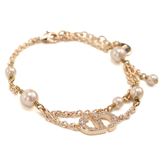 ディオール Christian Dior Petit CD ブレスレット B2242 WOMCY D12Pゴールド系 accessory-01 - 画像 (3)