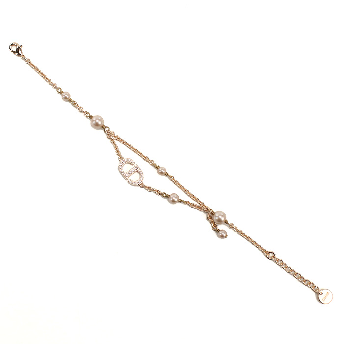 ディオール Christian Dior Petit CD ブレスレット B2242 WOMCY D12Pゴールド系 accessory-01 - 画像 (4)