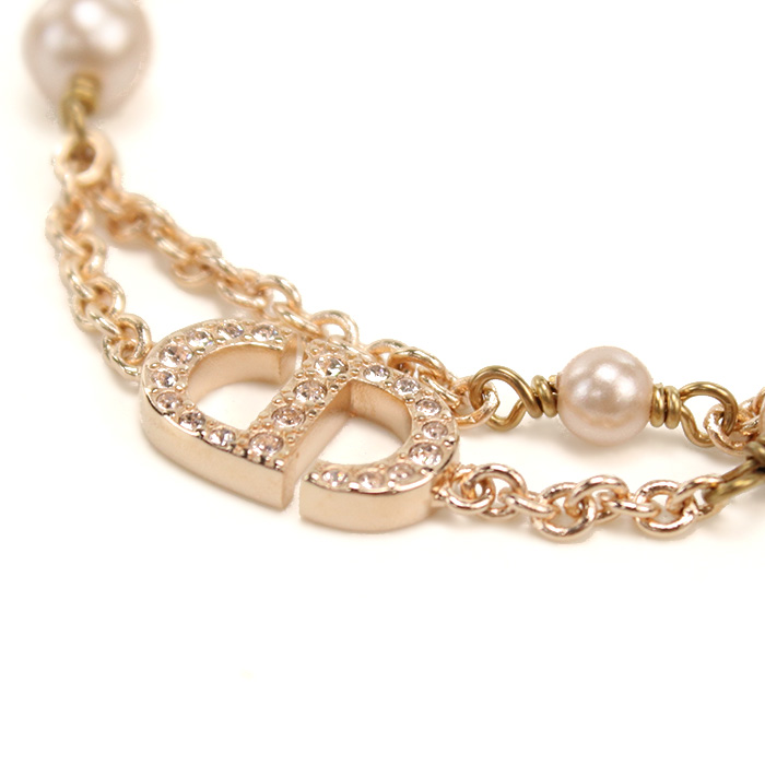 ディオール Christian Dior Petit CD ブレスレット B2242 WOMCY D12Pゴールド系 accessory-01 - 画像 (5)