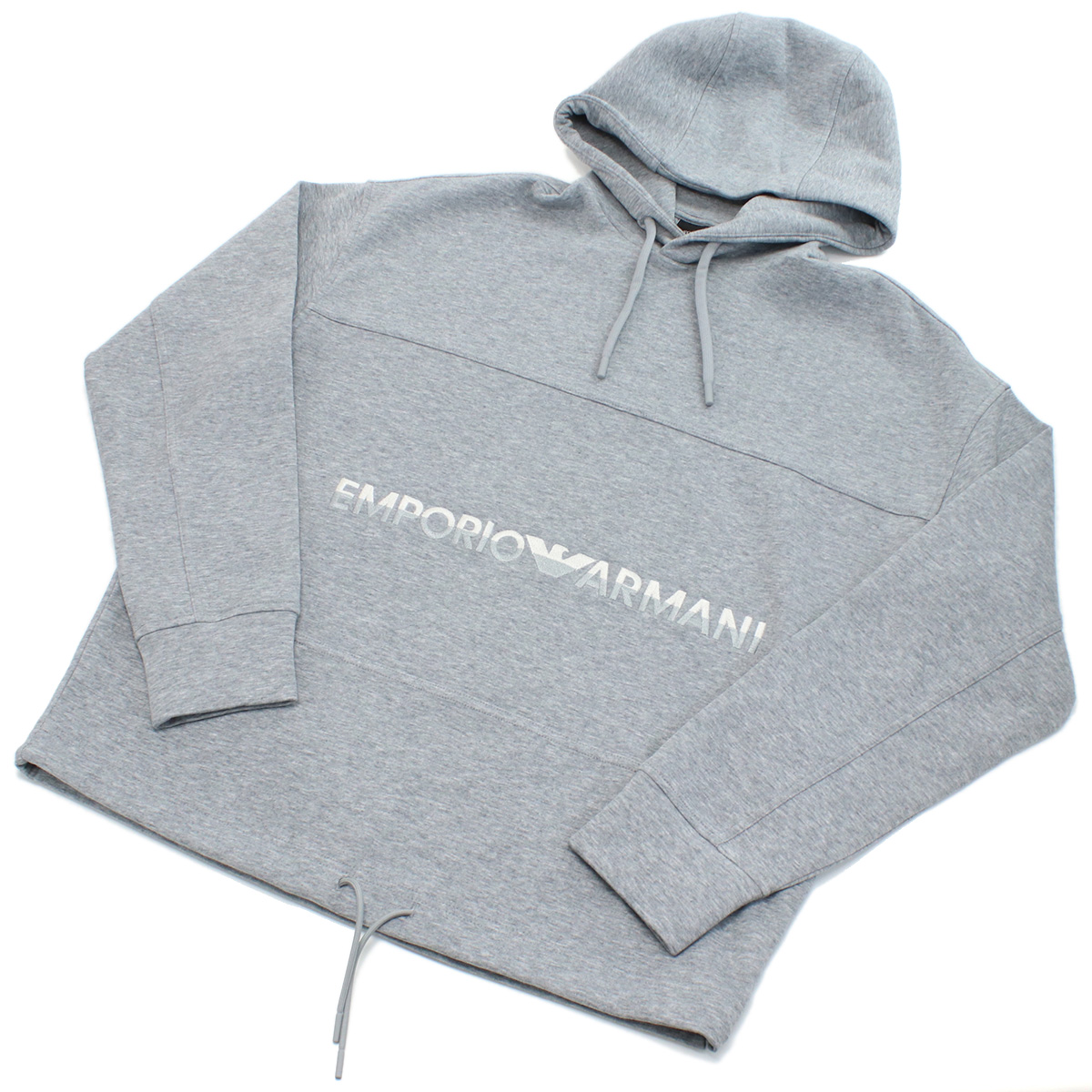 エンポリオ・アルマーニ EMPORIO ARMANI メンズ-スウェット ブランド6R1MCM 1JHSZ 0630GRIGIOMEL グレー系 apparel-01 - 画像 (2)