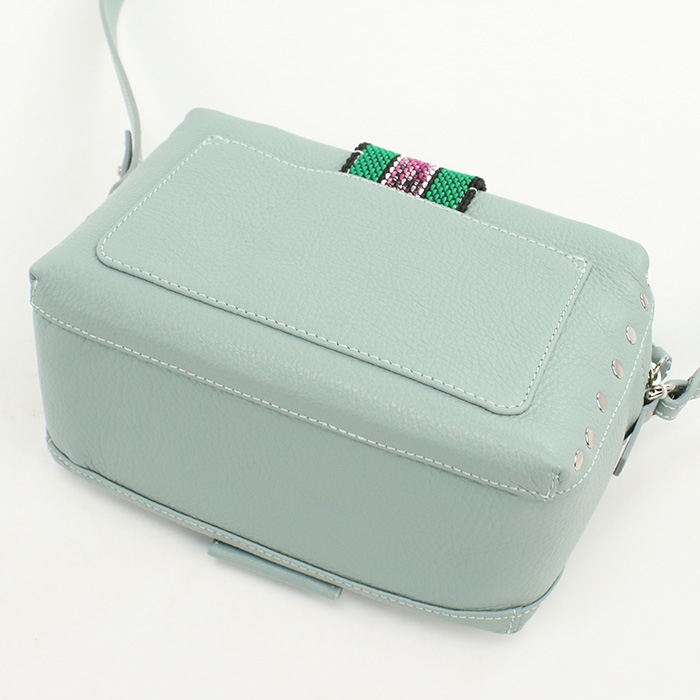 ZANELLATO ザネラート 斜め掛け ショルダーバッグ 6819 DG Z9955 レディース グリーン - 画像 (7)