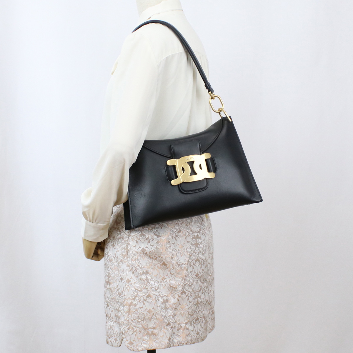 トッズ TOD'S セミショルダー ブランドXBWAOYW0200 ZMA B999ブラック bag-01 - 画像 (10)