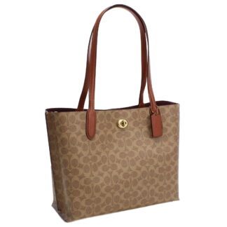 コーチ COACH トートバッグC0693 B4NQ4 ブラウン系