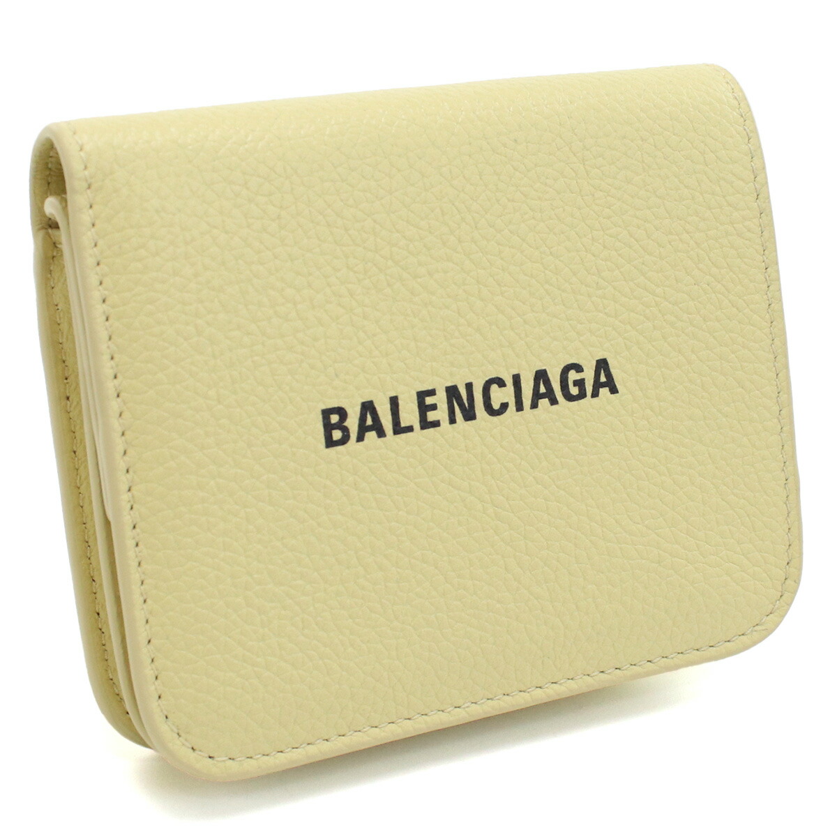 バレンシアガ BALENCIAGA 二折財布小銭入付き ブランド ロゴ594216 1IZI3 7660イエロー系 mini-01 wallet-01