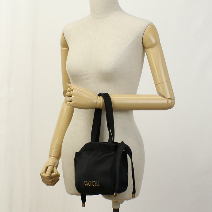 パトゥ PATOU トートバッグ ブランドAC0740171 999BBLACK ブラック bag-01 - 画像 (10)