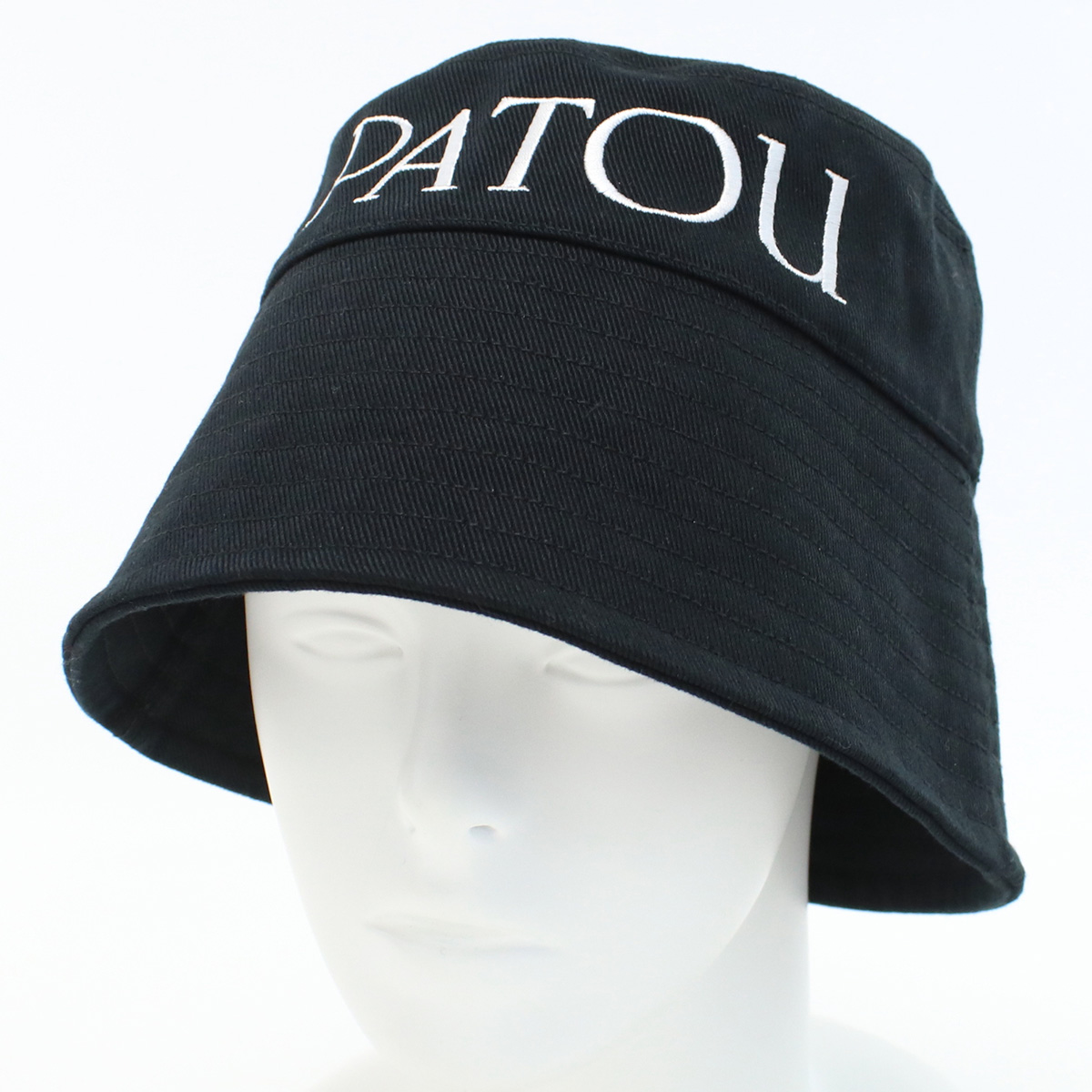 パトゥ PATOU ユニセックス バケットハット ブランドAC0270132 999BBLACK ブラック cap-01 - 画像 (3)