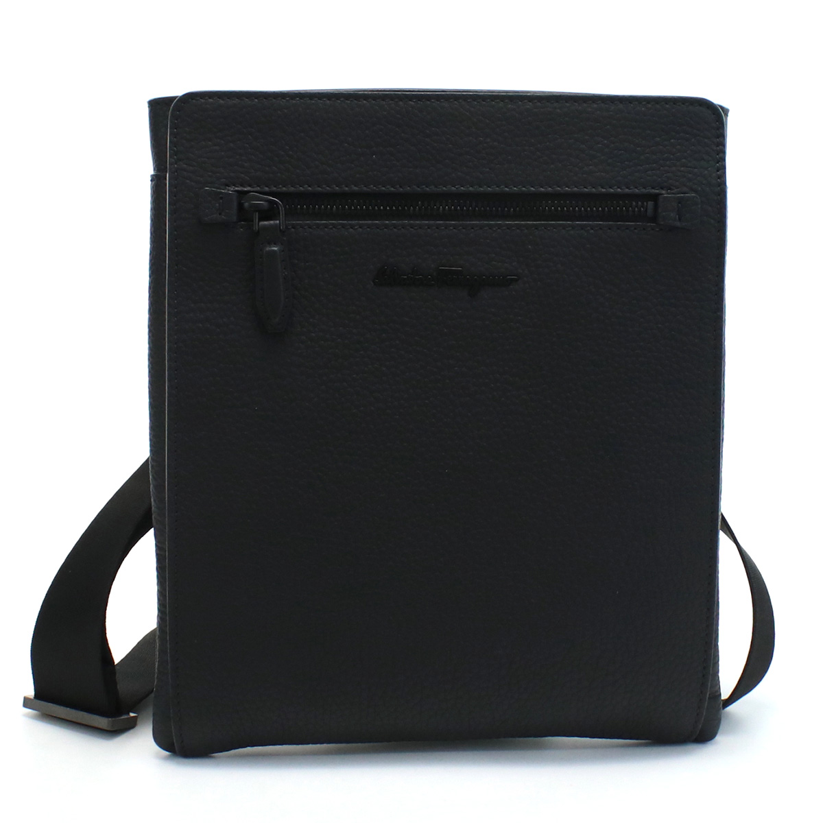 フェラガモ FERRAGAMO 斜め掛けショルダー ブランド 24-0131 0740805 NEROブラック bag-01 - 画像 (2)