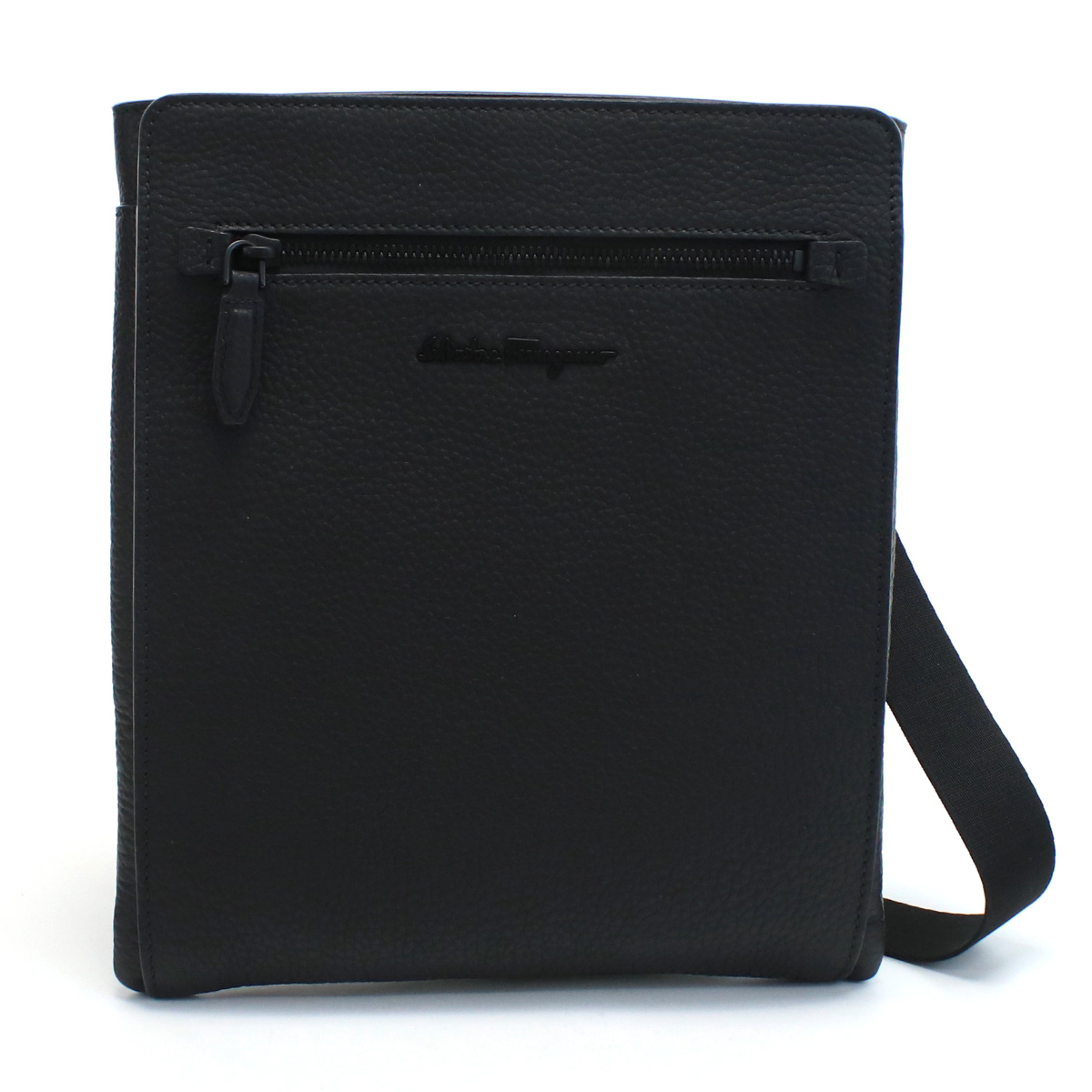 フェラガモ FERRAGAMO 斜め掛けショルダー ブランド 24-0131 0740805 NEROブラック bag-01 - 画像 (4)