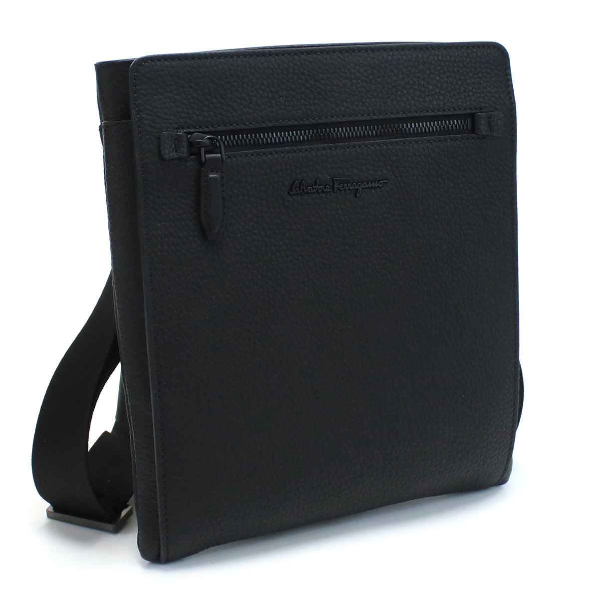 フェラガモ FERRAGAMO 斜め掛けショルダー ブランド 24-0131 0740805 NEROブラック bag-01 - 画像 (5)