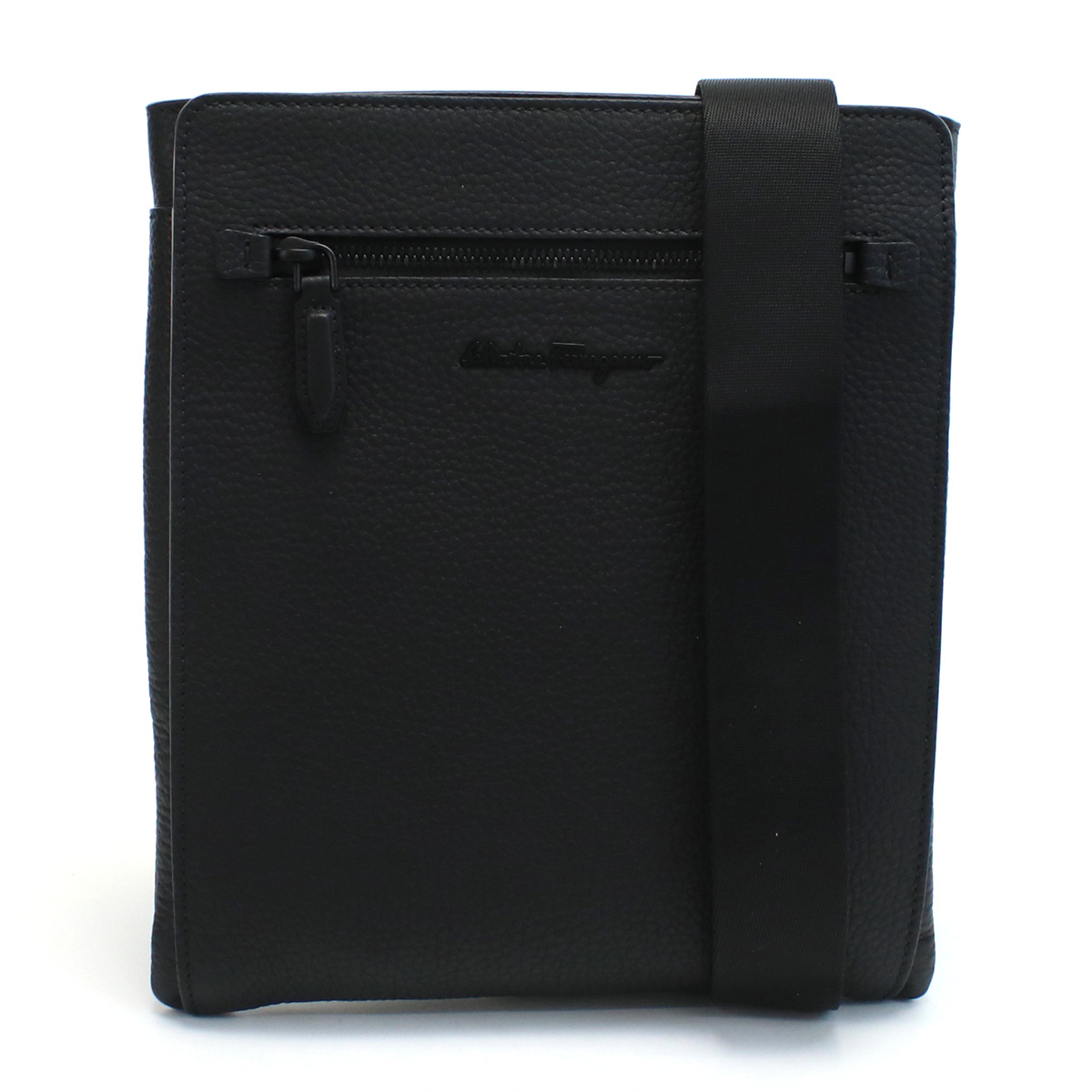 フェラガモ FERRAGAMO 斜め掛けショルダー ブランド 24-0131 0740805 NEROブラック bag-01 - 画像 (6)