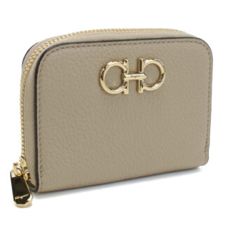 フェラガモ FERRAGAMO 小銭入れ ブランド ガンチーニ22-0406 0758667 DAINOベージュ系 wallet-01 mini-01