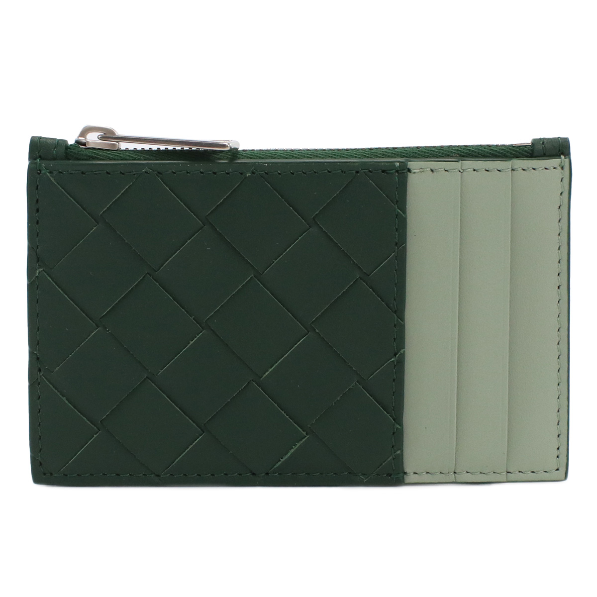 ボッテガ・ヴェネタ BOTTEGA VENETA 小銭入れ コインケース ブランド679802 VCPQA 3072グリーン系 gsm-3 - 画像 (3)