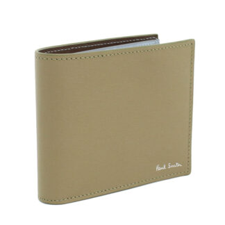 Paul Smith ポールスミス 二つ折り財布小銭入付き M1A4833 PSTRGS 63 メンズ カーキ 水色