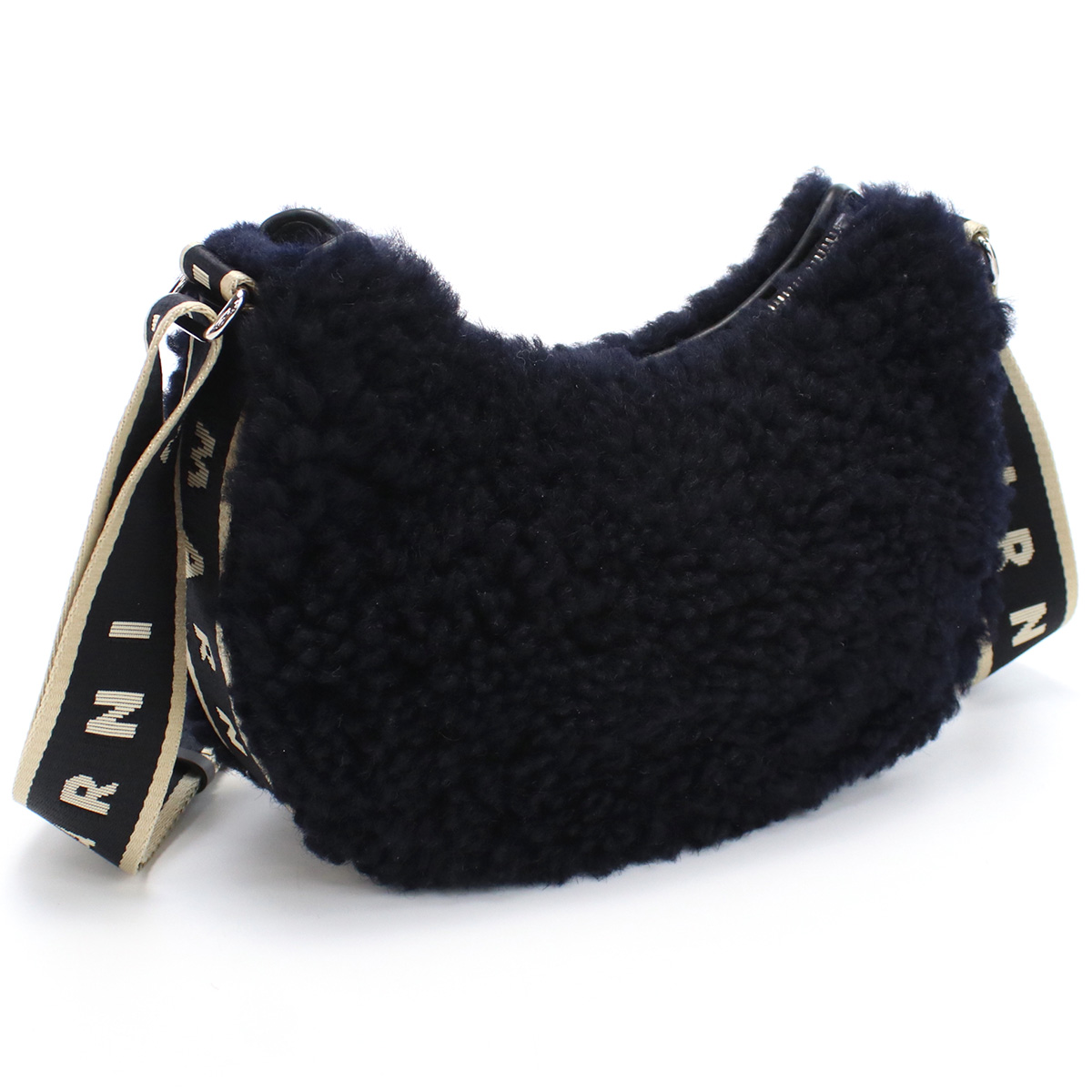 マルニ MARNI 斜め掛け ショルダーバッグ ブランド もこもこSBMP0128Q0 LM071 00B99ブラック bag-01 - 画像 (2)