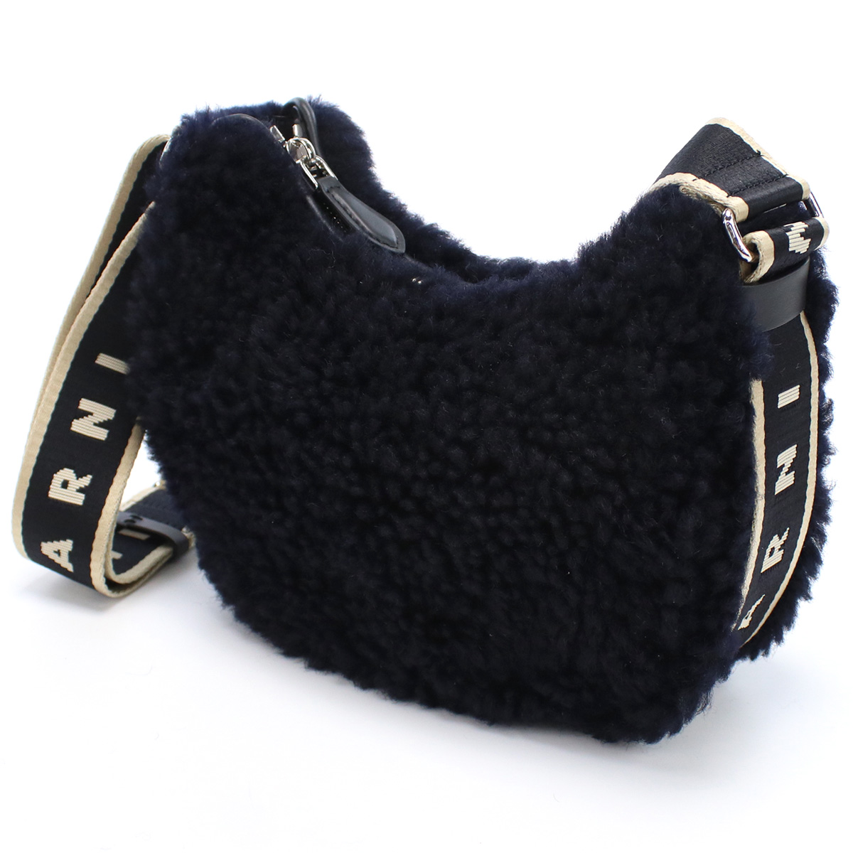 マルニ MARNI 斜め掛け ショルダーバッグ ブランド もこもこSBMP0128Q0 LM071 00B99ブラック bag-01 - 画像 (7)