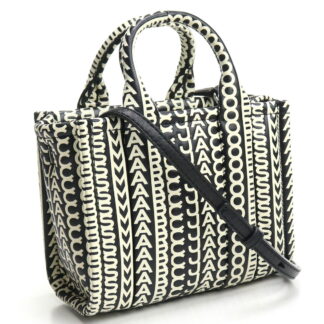 マークジェイコブス MARC JACOBS THE MICRO TOTE トートバッグ　ブランドH052L03FA22　005BLACK-WHITE ブラック ホワイト系　bag-01