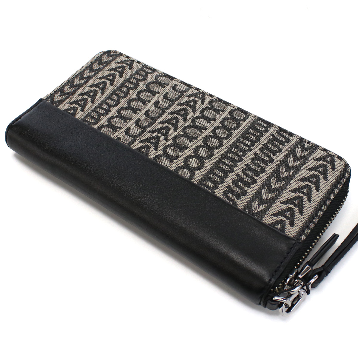 マークジェイコブス MARC JACOBS THE CONTINENTAL WRISTLET ラウンドファスナー 長財布 ブランド S180M12FA22 261BEIGE MULTI ベージュ系 ブラック wallet-01 - 画像 (10)