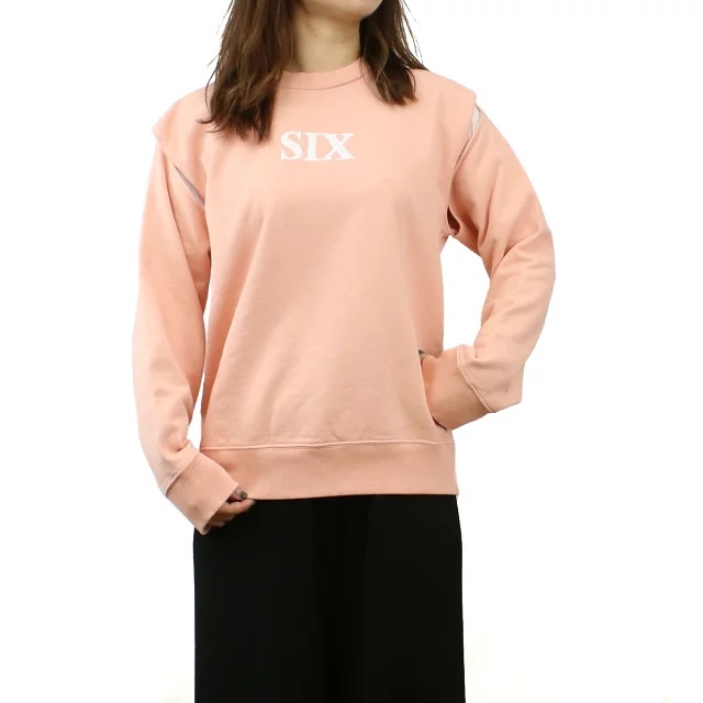 エムエムシックス MM6 レディース スウェット ブランド メゾンマルジェラS62GU0078 S25564 201ピンク系 apparel-01