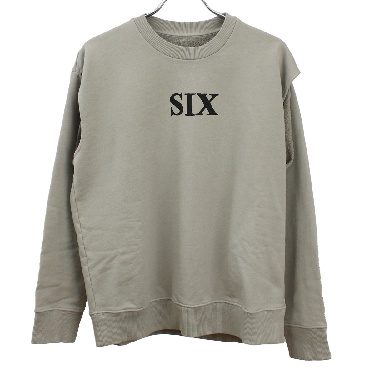 エムエムシックス MM6 レディース スウェット ブランド メゾンマルジェラS62GU0078 S25564 803グレー系 apparel-01 - 画像 (2)