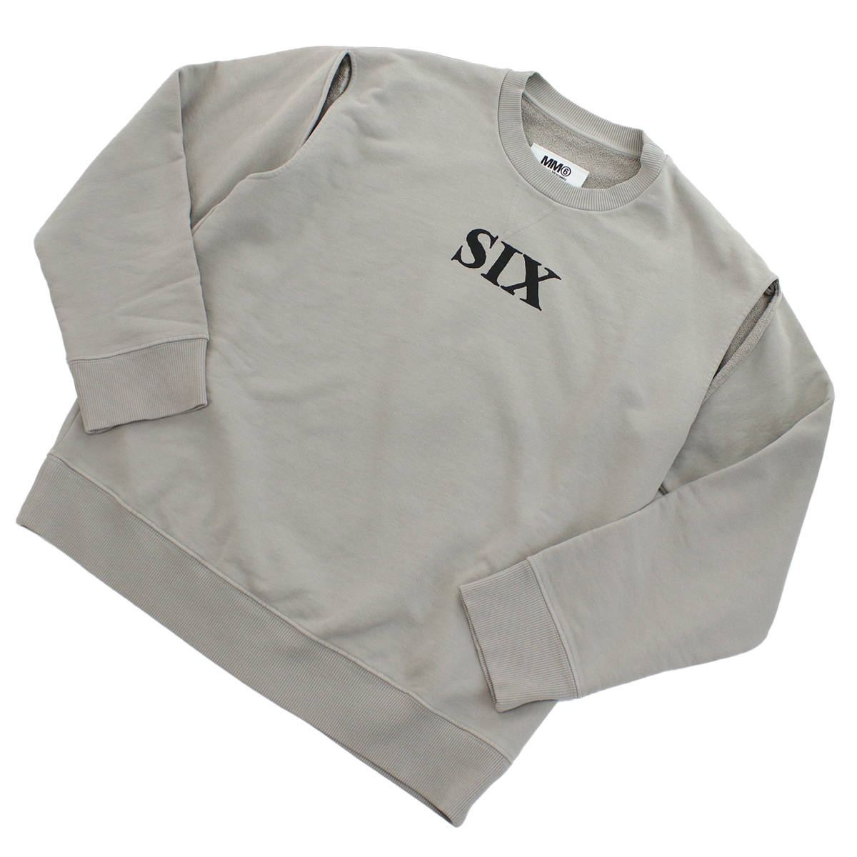 エムエムシックス MM6 レディース スウェット ブランド メゾンマルジェラS62GU0078 S25564 803グレー系 apparel-01 - 画像 (3)