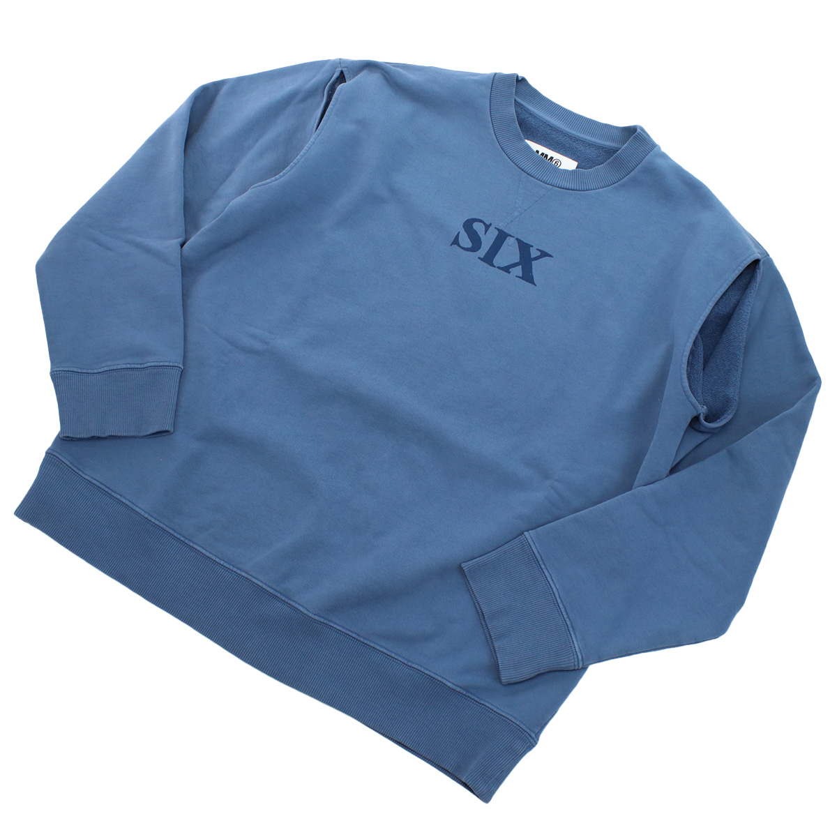 エムエムシックス MM6 レディース スウェット ブランド メゾンマルジェラS62GU0078 S25564 523ブルー系 apparel-01 - 画像 (3)