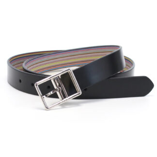 ポールスミス Paul Smith メンズベルト ブランドM1A5152 CC2FMU 92Aブラック マルチカラー belt-01