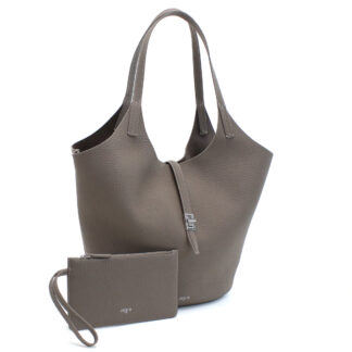 アペードモッド APEDE MOD トートバッグ ブランド 通勤 ポーチ付GARDEN BAG 6971899786631STONE GRAY グレー系 bag-01