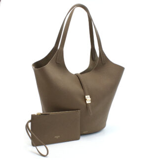 アペードモッド APEDE MOD トートバッグ ブランド 通勤 ポーチ付GARDEN BAG 6971899786341ETOUPE TOGO ブラウン系 bag-01