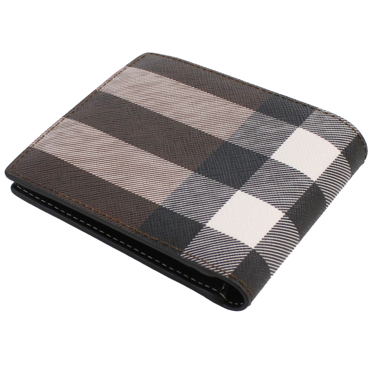 バーバリー BURBERRY 2つ折り財布 小銭入れ付き ブランド8052802 A8900 ジャイアントチェックDARK BIRCH BROWN ブラウン系 マルチカラー wallet-01 mini-01 - 画像 (11)