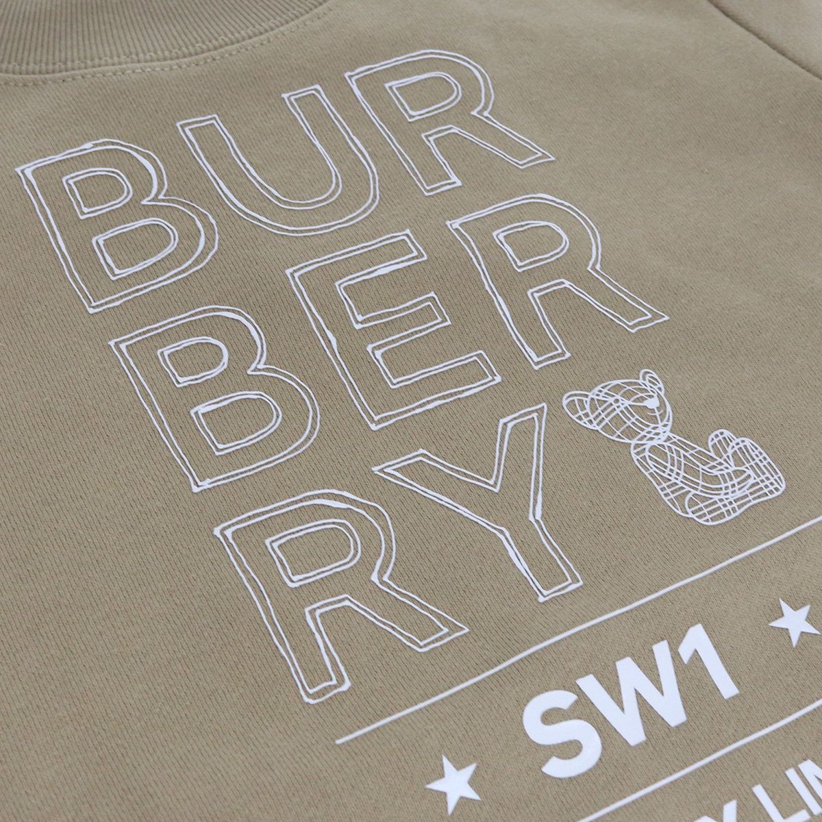 バーバリー BURBERRY キッズ-スウェット トレーナー8053817 A7026ARCHIVE BEIGE ベージュ系 kb-01 - 画像 (6)