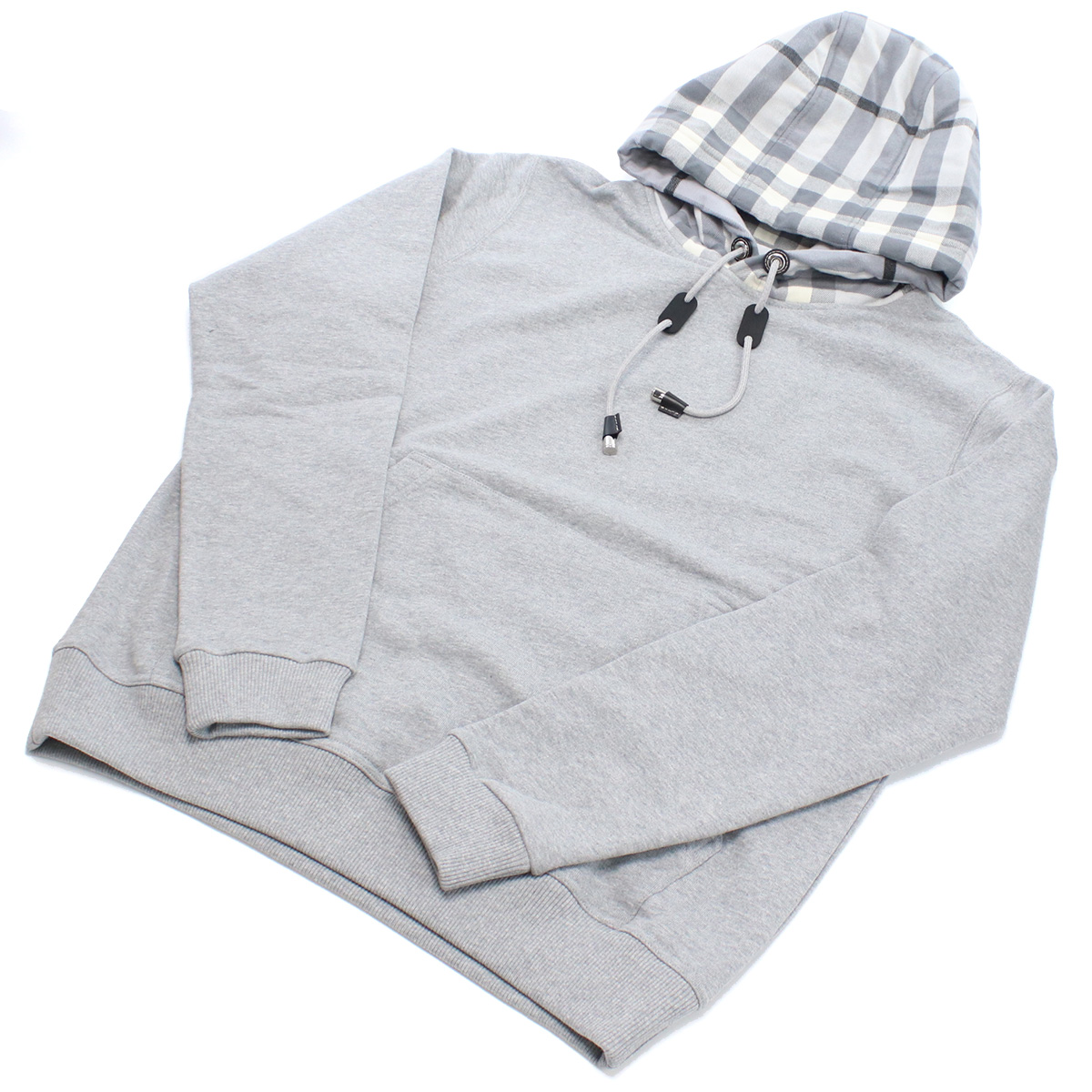 バーバリー BURBERRY メンズ-パーカー ブランド スウェット フーディー8057010 A2142PALE GREY MELANGE apparel-01 - 画像 (6)